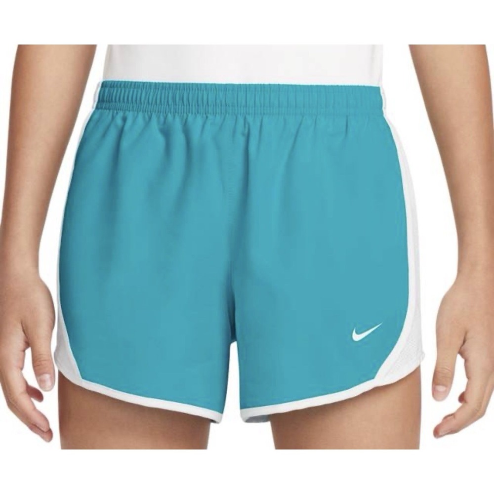 NEW Nike Shorts Girls‎ Kids Large Blue Dri-FIT Running Athletic 848196-345